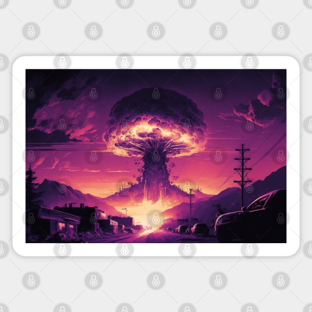 Nuclear Blast Fallout Sticker by Nightarcade